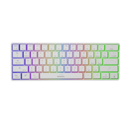 Genesis | THOR 660 RGB | Gaming Keyboard | Wireless | Bluetooth | RGB LED light | US | Gateron Brown