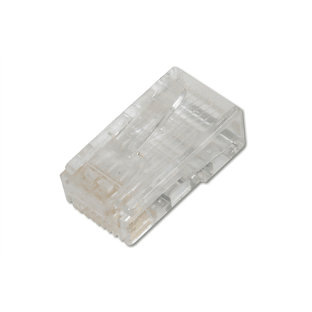 AK-219602 | CAT 6 Modular Plug, 8P8C, unshielded for Round Cable, two-parts plug