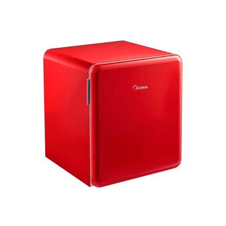 Midea Refrigerator | MDRD86SLE32 | Energy efficiency class E | Free standing | Larder | Height 50 cm | Fridge net capacity 47 L | 41 dB | Red