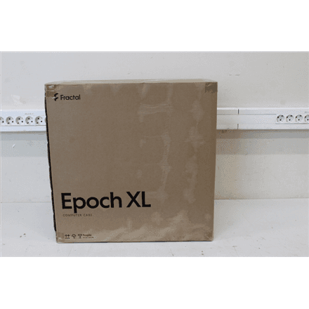 SALE OUT. Fractal Design Epoch XL Computer Case, White TG RGB Clear Tint | Fractal Design Case | Epoch XL | White TG RGB Clear Tint | ATX | DAMAGED PACKAGING