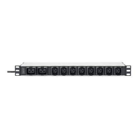 Digitus | Socket Strip with Aluminum Profile, 10-way, IEC C20 plug | DN-95427 | Sockets quantity 7
