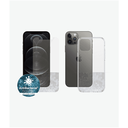 PanzerGlass | TPU Case | Apple | iPhone 12/ 12 Pro | Tempered glass | Transparent | This 360⁰ bundle includes a PanzerGlass screen protector and a clear TPU case cover which gives the phone a full body protection; Ful...