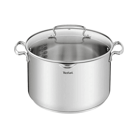 TEFAL | Pot | G7196455 Duetto+ | Stainless steel | Dishwasher proof | Lid included | Stainless steel