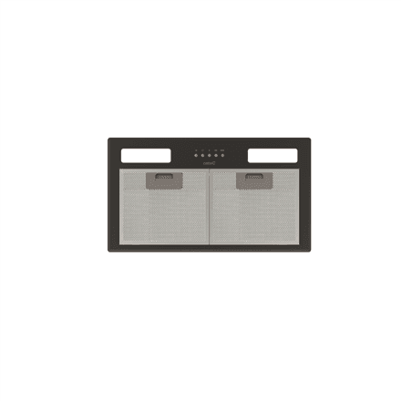 CATA | Hood | GT-PLUS 45 BK /M | Canopy | Energy efficiency class C | Width 60 cm | 645 m³/h | Mechanical control | LED | Black