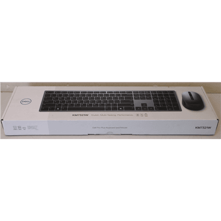 SALE OUT. Dell | Premier Multi-Device Keyboard and Mouse | KM7321W | Keyboard and Mouse Set | Wireless | Batteries included | Wireless connection | US | Titan grey | REFURBISHED