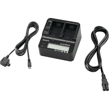 Sony | AC Adaptor charger | AC-VQV10 Dual-slot AC adapter/Charger for Sony V, H, and P-Series InfoLITHIUM batteries