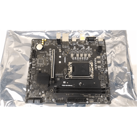 SALE OUT. MSI PRO H610M-E | Processor family Intel | Processor socket LGA1700 | Supported hard disk drive interfaces SATA, M.2 | Number of SATA connectors 4 | USED, REFURBISHED, WITHOUT ORIGINAL PACKAGING AND ACCESSOR...
