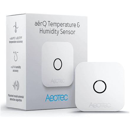 Aeotec aërQ Temperature & Humidity Sensor, Z-Wave Plus | AEOTEC | Temperature and Humidity Sensor | aërQ
