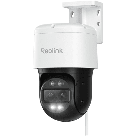 Reolink 4K Dual-Lens PoE Camera with Auto Tracking | TrackMix PoE | PTZ | 8 MP | 2.8mm/F1.6 | IP65 | H.264, H.265 | Micro SD, Max. 512 GB