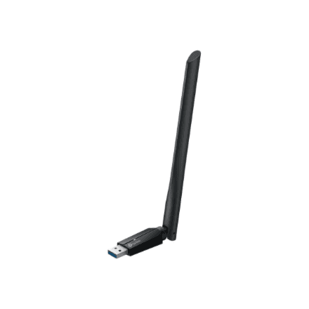 TP-LINK BE6500 Tri-Band Wi-Fi 7 High Gain Wireless USB Adapter | Archer TBE400U Plus | 2.4 GHz, 5 GHz, 6 GHz | 802.11ax | MU-MiMO No | no PoE | Antenna type High-Gain Tri-Band