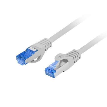 Lanberg | Patchcord Cat.6A S/FTP LSZH CCA Fluke Passed | PCF6A-10CC-0050-S | 0.5 m | Grey