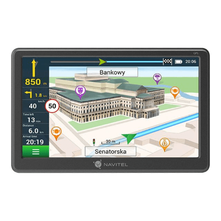 Navitel | GPS Navigator With a Magnetic Mount | E707 Magnetic | GPS (satellite) | 800 x 480 | Maps included
