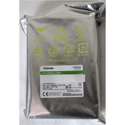 SALE OUT. | Toshiba S300 Surveillance Hard Drive | HDKPB08Z0A02S | 5900 RPM | 4000 GB | REFURBISHED