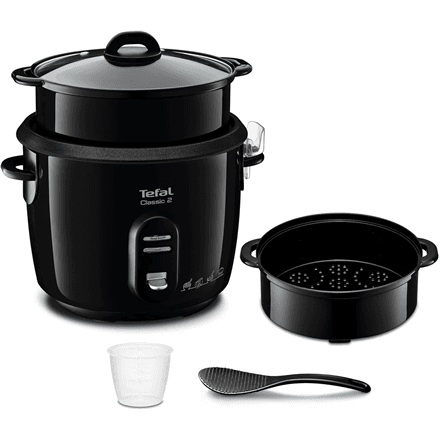 TEFAL | RK103811 Classic 2 | Rice cooker | 600 W | 5 L | Number of programs 3 | Black