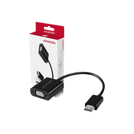AXAGON | RVH-VGN, HDMI - VGA Reduction Adapter | 0.15 m – nuotrauka 1