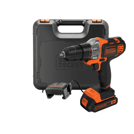 BLACK & DECKER | Cordless Multievo Drill Driver | MT218K-QW | 18 V | 1.5 Ah | Lithium – nuotrauka 1