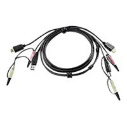 Aten | USB HDMI KVM Cable with Audio | 2L-7D02UH – nuotrauka 1