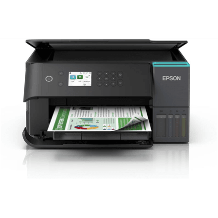 Epson | Multifunctional printers | EcoTank L6360 | Inkjet | Colour | A4 | Wi-Fi | Black – nuotrauka 1