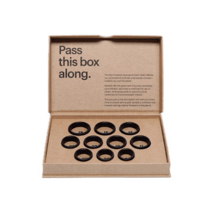 Ultrahuman Smart ring try-on sizing kit | UH-RA-SSK | Black – nuotrauka 1