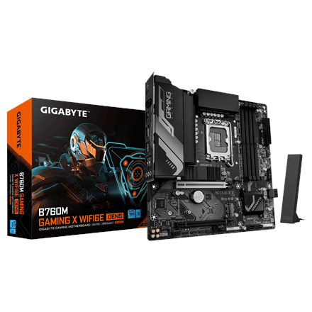 Gigabyte B760M GAMING X WIFI6E GEN5 · Processor family Intel · Processor socket LGA1700 – nuotrauka 1