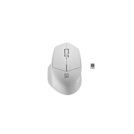 Natec | Mouse | Siskin 2 | Wireless | USB Type-A | White – nuotrauka 1