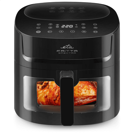 ETA Hot Air Fryer | Fritta Spectra 616890000 | Power 1800 W | Capacity 7.2 L | Black – nuotrauka 1