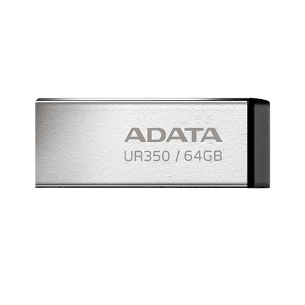 ADATA | USB Flash Drive | UR350 | 64 GB | USB Type-A | Black – nuotrauka 1
