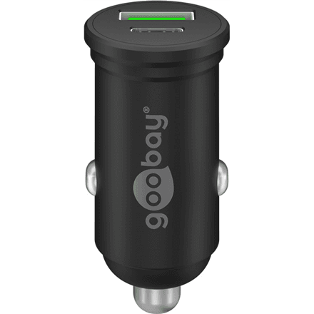 Goobay Dual-USB Car Fast Charger USB-C PD (Power Delivery), 45 W | 61739 – nuotrauka 1