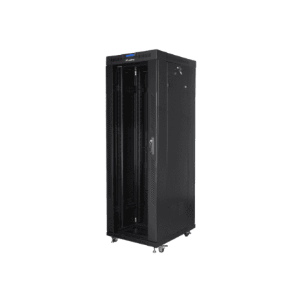 Lanberg Rack cabinet 19" free-standing 37U/600x800 (flat pack) with glass door, LCD – image 1