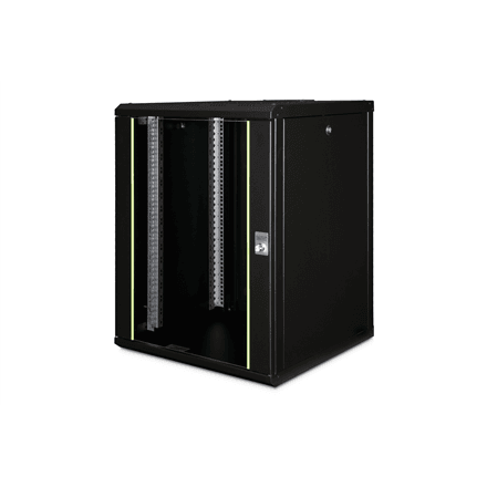 Digitus Wall Mounting Cabinet Unique Series | DN-19 16U-6/6-SW | 82 x 60 x 60 cm | Black – nuotrauka 1