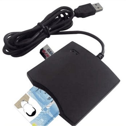Transcend | SMART CARD READER USB PC/SC Black – image 1