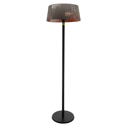TunaBone Electric Standing Patio Heater, Double clear halogen heating lamps · TB1821SH-01 · Patio heater – nuotrauka 1