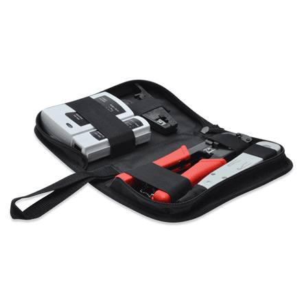 Digitus Network Tool Set, LAN Tester, Crimping Tool, Cut and Stripping Tool, Punch Down Tool – nuotrauka 1