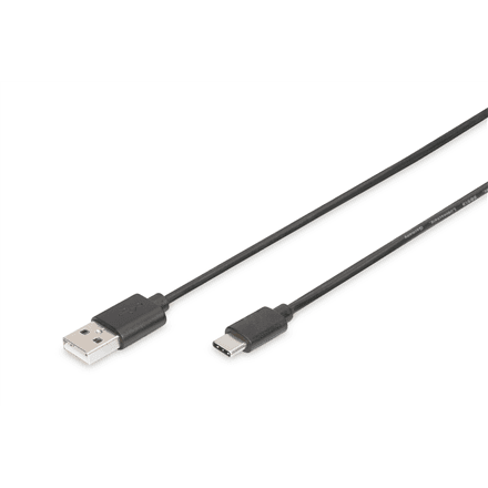 Digitus | USB Type-C connection cable, type USB-A - USB-C | AK-300154-010-S – image 1