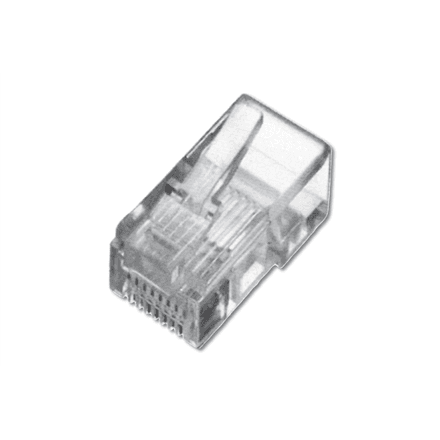 A-MO 8/8 SR | Modular Plug, for stranded Round Cable, 8P8C unshielded, CAT 5e, RJ45 – nuotrauka 1