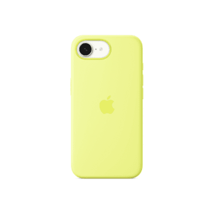 Apple iPhone 16e Silicone Case – Neon Yellow | Apple – nuotrauka 1