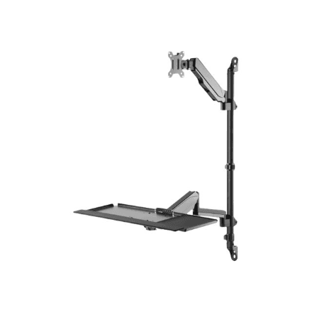 Digitus | Wall mount | Tilt, height adjustment, rotate | 17-32 " | Black – nuotrauka 1