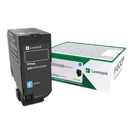 Lexmark CS725 Cyan Return Programme 12K Toner Cartridge · Lexmark 74C2HC0 · CS725 12K Toner Cartridge – nuotrauka 1