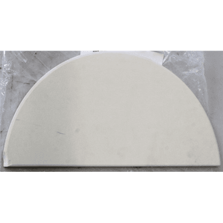 SALE OUT. TunaBone | Half moon pizza stone, 190 mm for Kamado 23/24inch | CHIPPED CORNER – nuotrauka 1