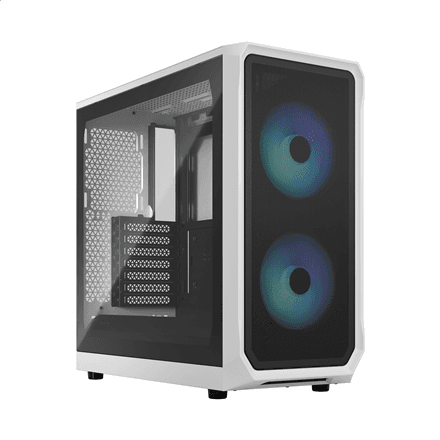 Fractal Design | Focus 2 | Side window | RGB White TG Clear Tint | Midi Tower | ATX – nuotrauka 1