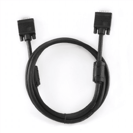 Cablexpert Premium VGA HD15M/HD15M dual-shielded w/2*ferrite core 15M cable Black | Cablexpert – nuotrauka 1