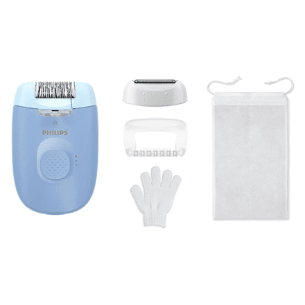 Philips Epilator | BRE247/00 Series 4000 | Number of power levels 2 | Blue – image 1