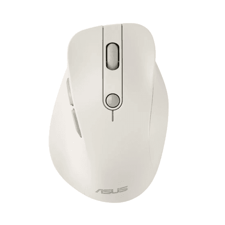 Asus Mouse | MD105 | Wireless | Bluetooth, 2.4GHz | Milky White – nuotrauka 1