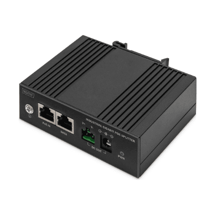 Digitus | Gigabit Ethernet PoE Splitter, Industrial, 60W – nuotrauka 1