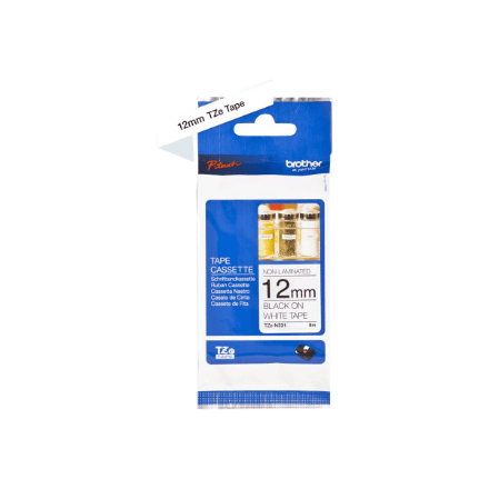 Brother TZe-N231 Labelling Tape Cassette – Black on White, 12mm wide, 8m long · Brother · Brother – nuotrauka 1