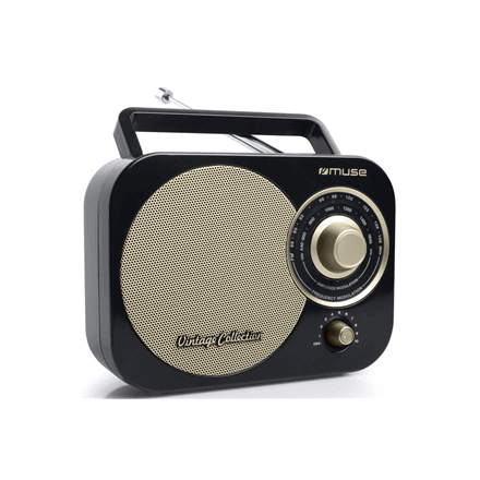 Muse | Portable radio | M-055RB | AUX in | Black/Gold – nuotrauka 1