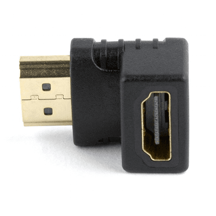 Cablexpert HDMI right angle adapter, 90° downwards | Cablexpert – image 1