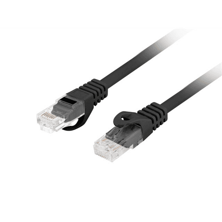 Lanberg | Patchcord Cat.6 UTP LSZH CU | PCU6-10CU-0300-BK | 3 m | Black – nuotrauka 1
