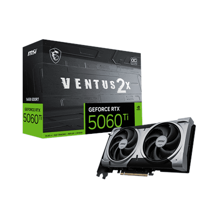 MSI GeForce RTX 5060 Ti 16G VENTUS 2X OC PLUS · NVIDIA · 16 GB – image 1