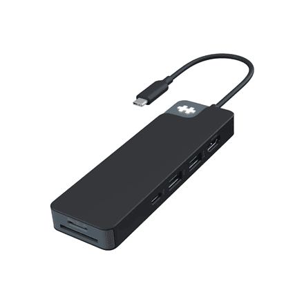 Hyper HyperDrive Flex 8 Port USB-C Hub, Black | HD4102BKGL | HDMI ports quantity 1 – image 1